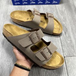 Birkenstock Arizona BS | Oil Based Leather | Buckle Arch Support | Mocca | M 10 | EU 43