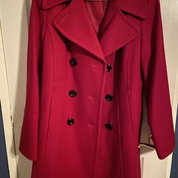Red Anne Klein Coat