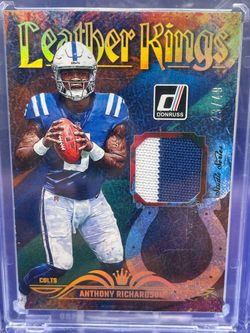 Anthony Richardson Donruss Leather Kings Patch Card 23/49