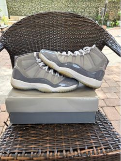 🔥Nike Air Jordan 11 Retro Cool Grey 2021 GS 7Y Youth Women 8.5 OG Box Clean🔥