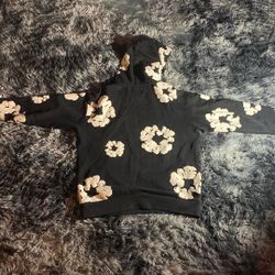 Denim Tears. Cotton wreath sweatshirt, Black, Small