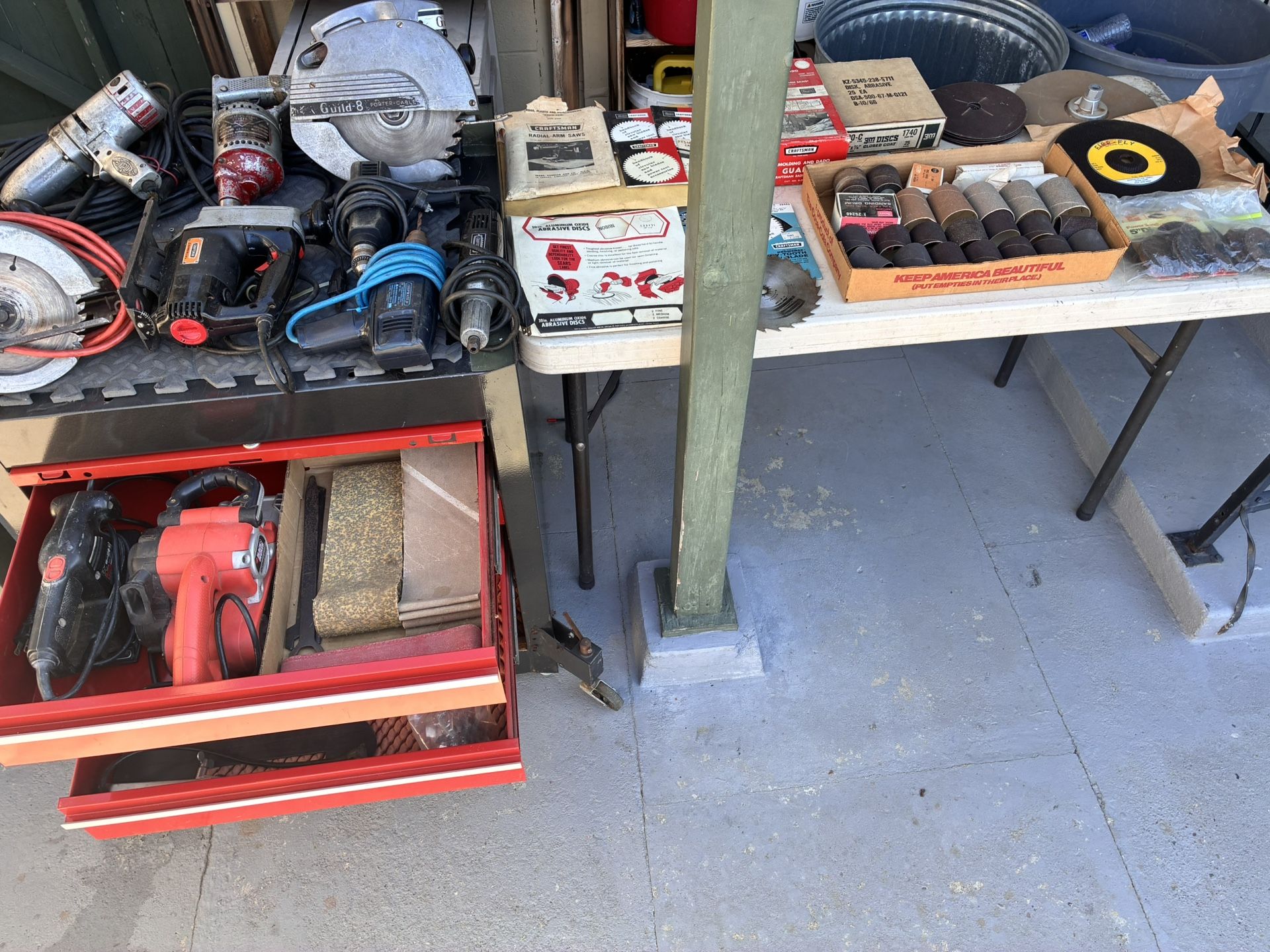 Craftsman Rolling Toolbox With Tools