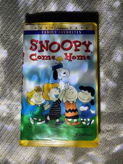 SNOOPY Come Home VHS hard cover