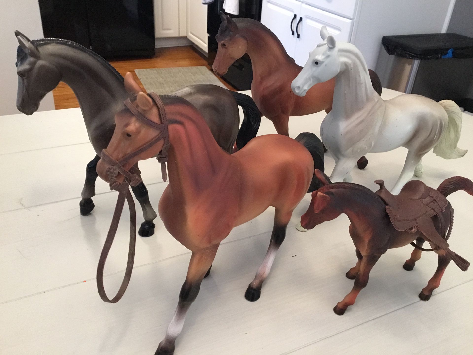 Cute Collectible Plastic Horses for Display or Play