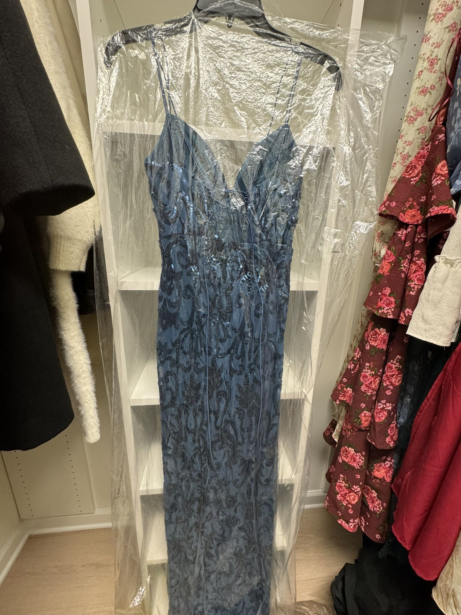 Blue Night Dress/ Gown