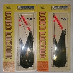 Vintage 2 New original packaging,  Ford Fender "A" Fishing Rigs⁰