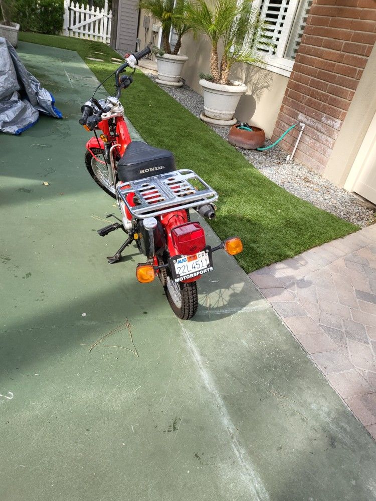 1982 honda 110 trail bike