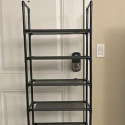 8-Tier Sturdy Metal Shoe Rack/Organizer - Holds 16+ Pairs!