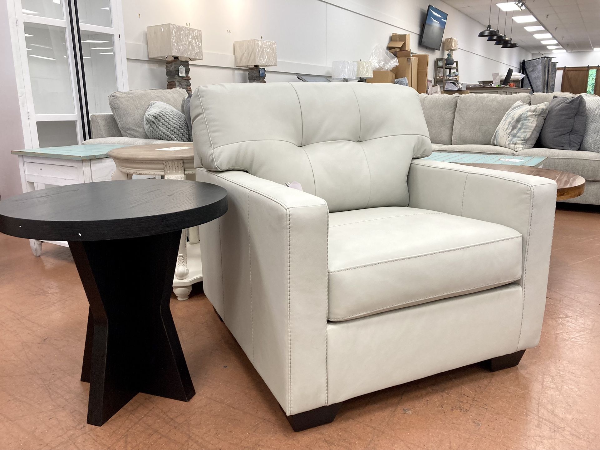 New Leather Chair— CLEARANCE