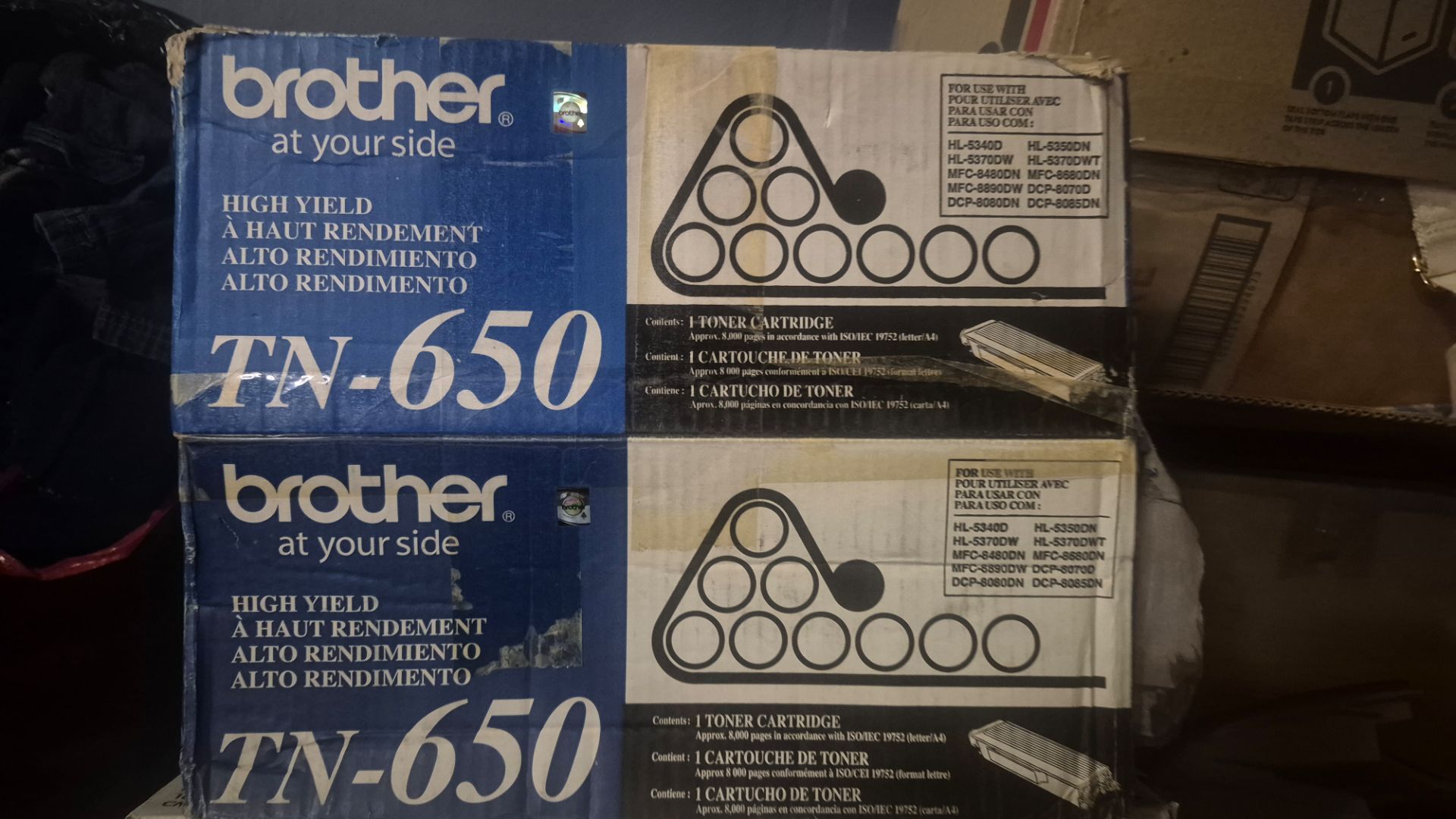 Tn-650 brother toner