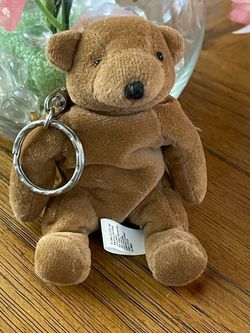 Floppy Friends Key Keepers Key Chain with Attached Teddy Bear - Floppy Friend Bart T, Jr.