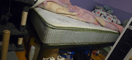 Twin frame and mattress