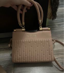 Bebe Studded Satchel Handbag