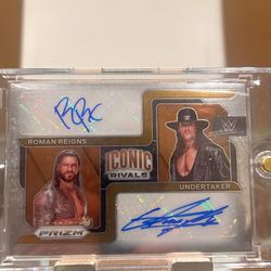 Roman Reigns/Undertaker Dual Auto 07/25!