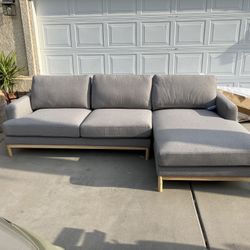 Brand New Mid Century Style Sectional, Retails For Over $2200