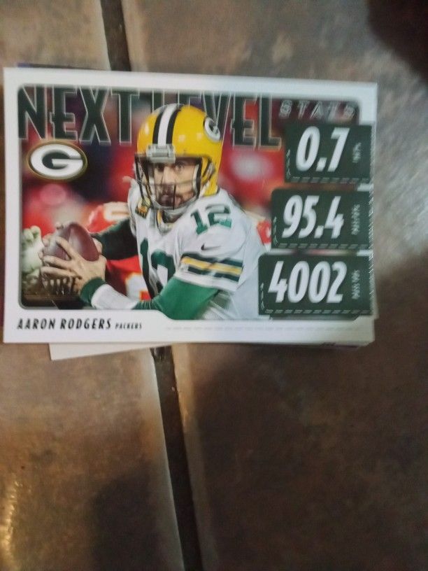 Aaron Rodgers mint cond. 2020 Score Next Level #NLS-AR