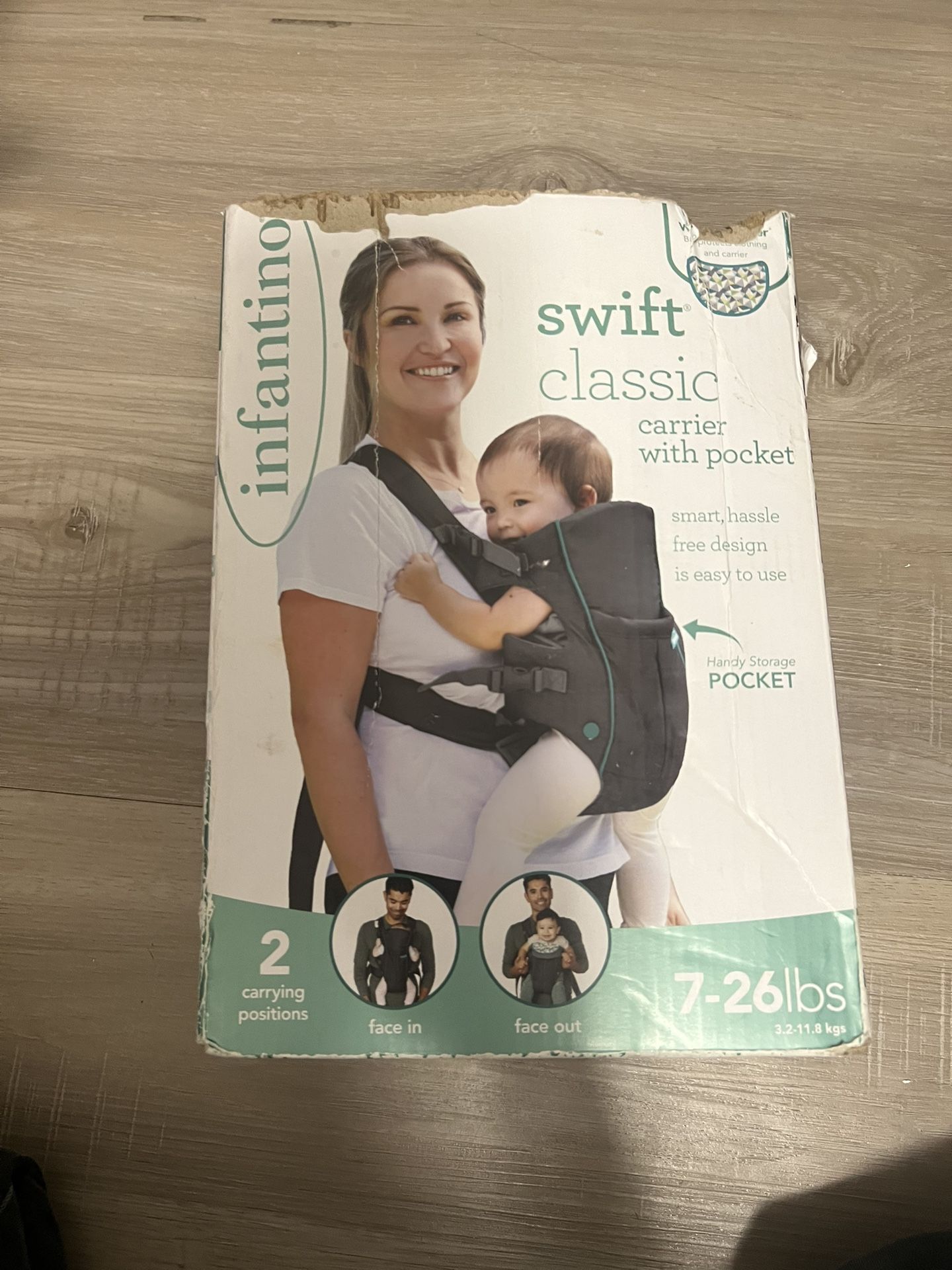 Infantino Swift Classic Baby Carrier With Pocket