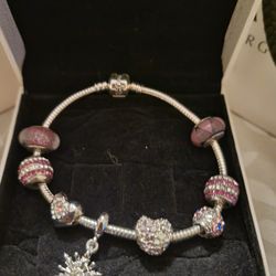 Pandora Bracelet With Charms!!