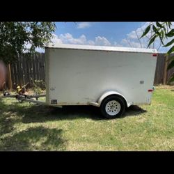 trailer enclosed cargo lawn mower maintenance flooring construction