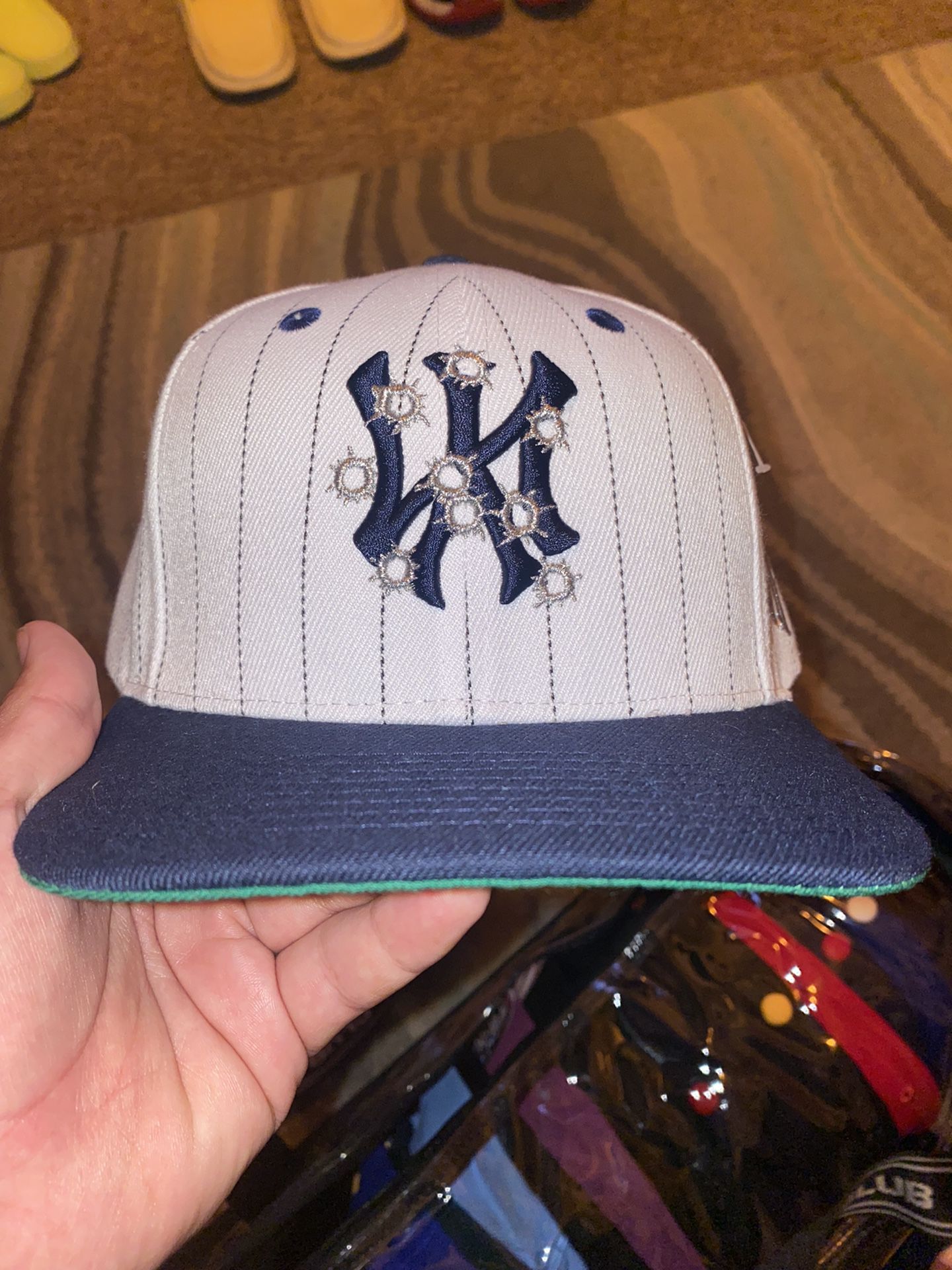 pinstripe new york yankees vintage cap