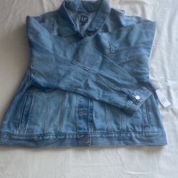Never Worm Gap Jean Jacket Women’s XL 
