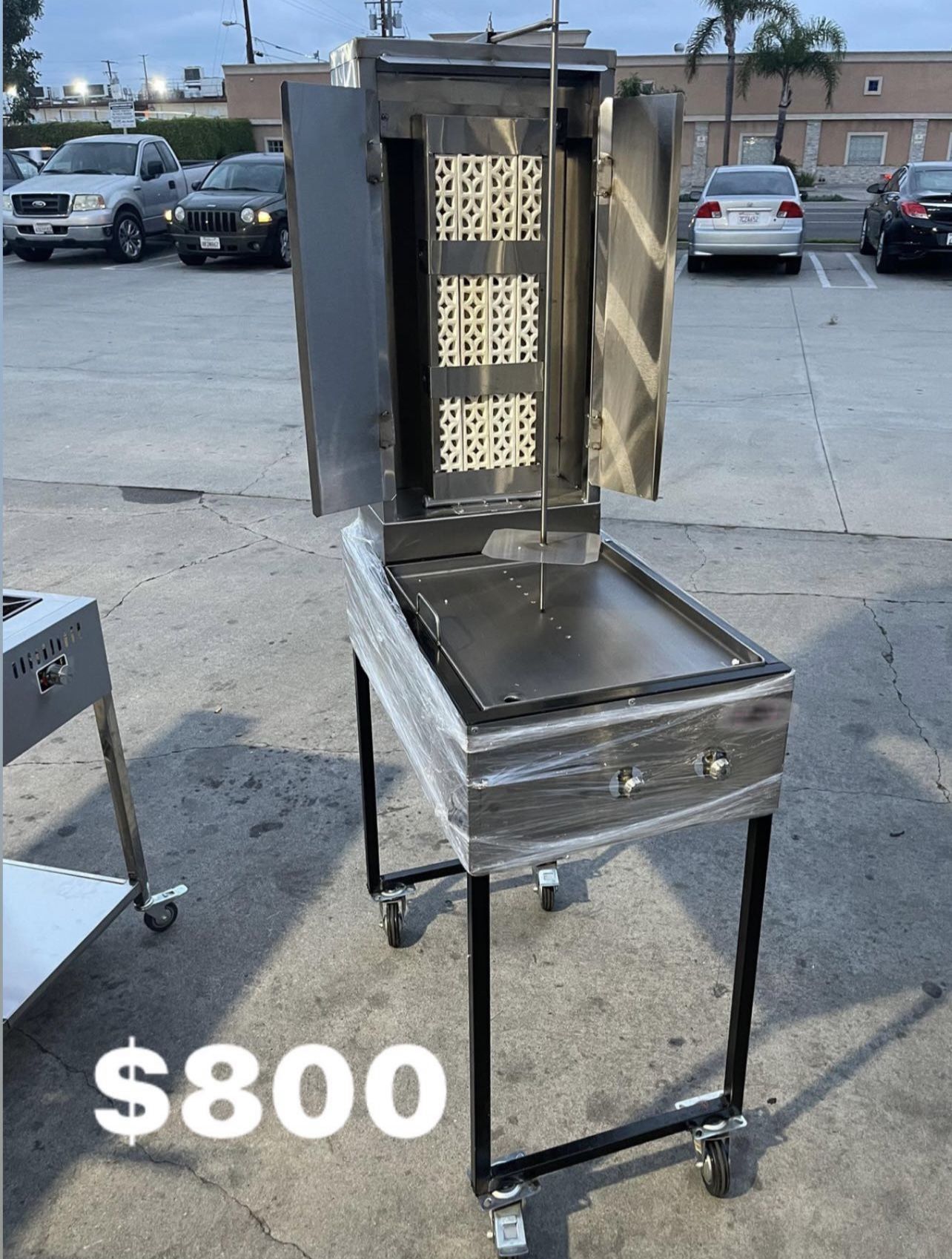 Trompo De Pastor Grande Con Piedras I Mangera I Plancha