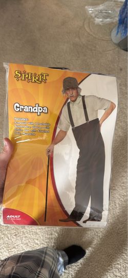 Grandpa Costume Halloween Spirit Small Medium