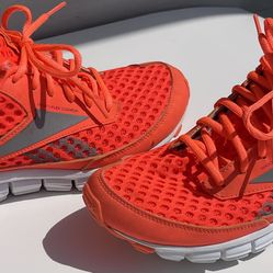 Reebok Real Flex Women's Running Sneaker -Size 8 1/2 -Orange -Good Condition