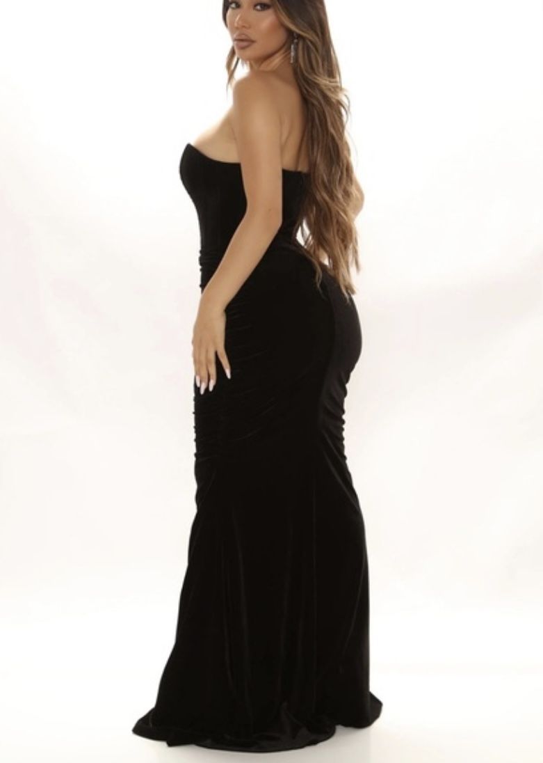 Black Select Gown Fashion Nova XS - bombsquadbeer.co.uk