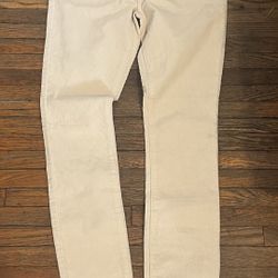 Forever 21 Long wove cream pants