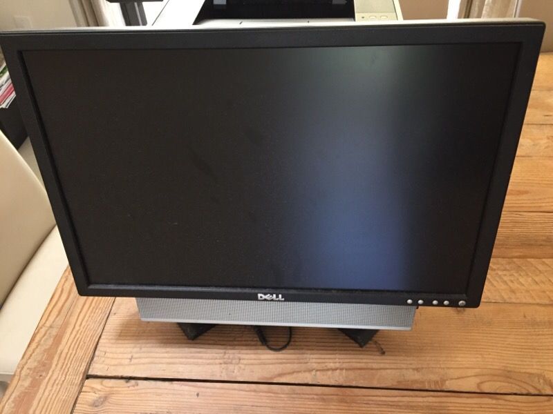 19" Dell As501 Monitor with Sound Bar Speaker
