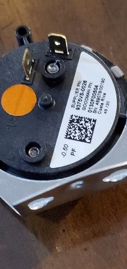 Furnace Air Pressure Switch