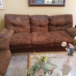 Brown Sofa Set