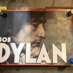Bob Dylan Vintage 1981 CBS Inc Poster Promo Promotional Rare Approx 31X44/30x45
