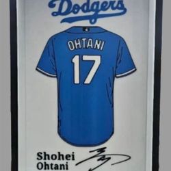 LA Baseball-Ohtani Inspired Jersey Display 3D Printed (PLA) Desktop Decor