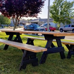 Custom Build Picnic And Garden Tables. 