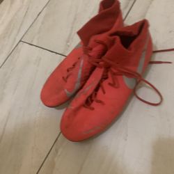 Nike Red Soccer Cleats 