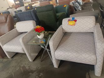  Accent Chair Teddy Velvet，Modern Armchair with Backrest, Upholstered Single Leisure Chair for Living Room Bedroom Office (Cotton Print),2 of set $299