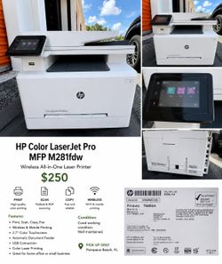 HP Color LaserJet Pro MFP M281fdw Wireless All-in-One Printer