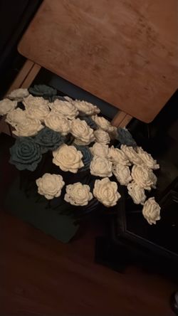 Flores de tejido