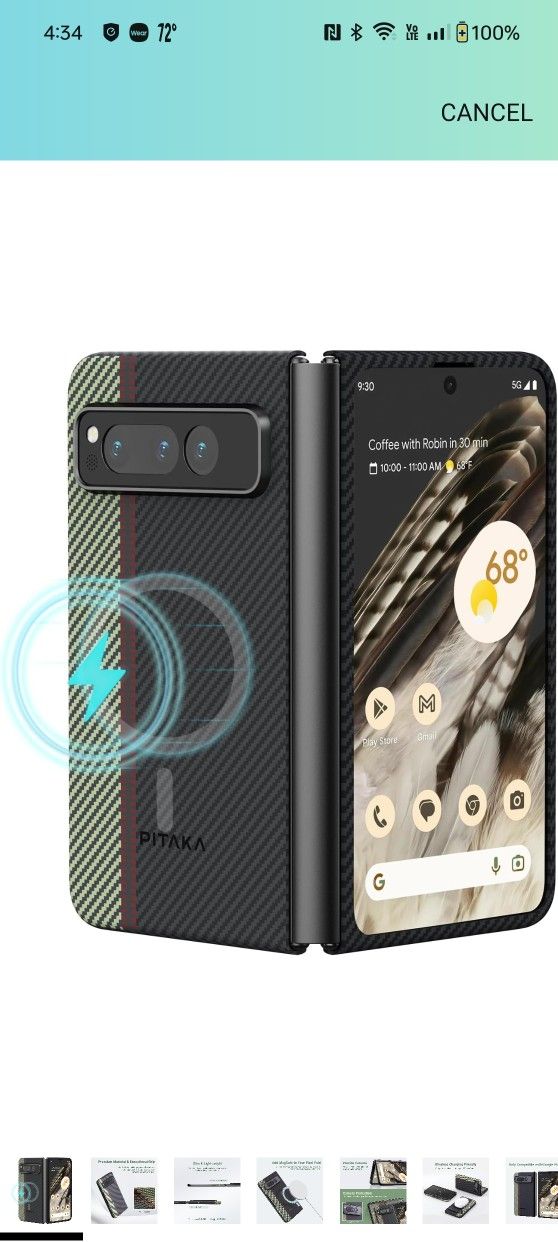 Google Pixel Fold Pitaki Case