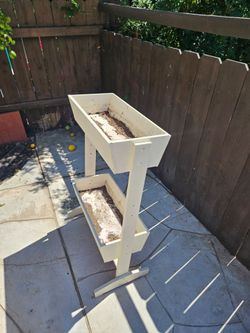 Wooden Double Planter