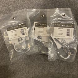 Elements Triple Hook Polished Chrome