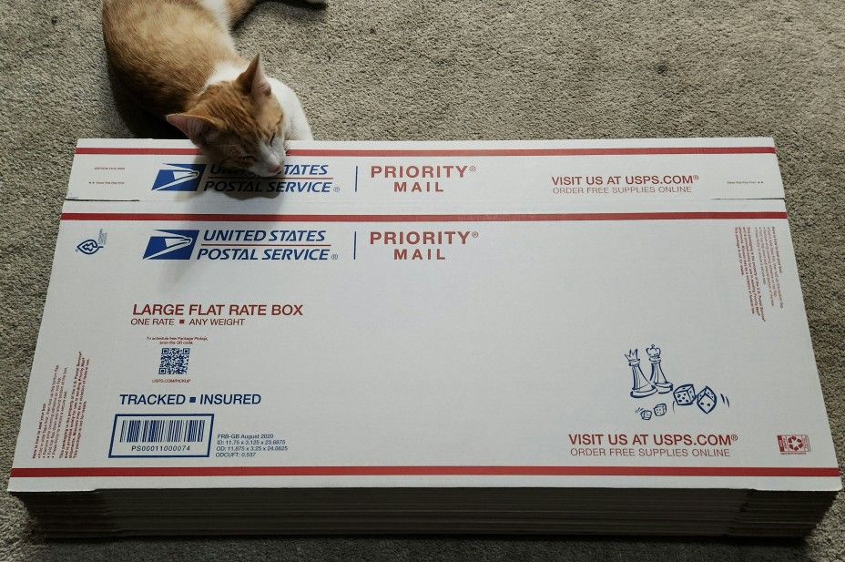 USPS Large Board Game Flat Rate Box