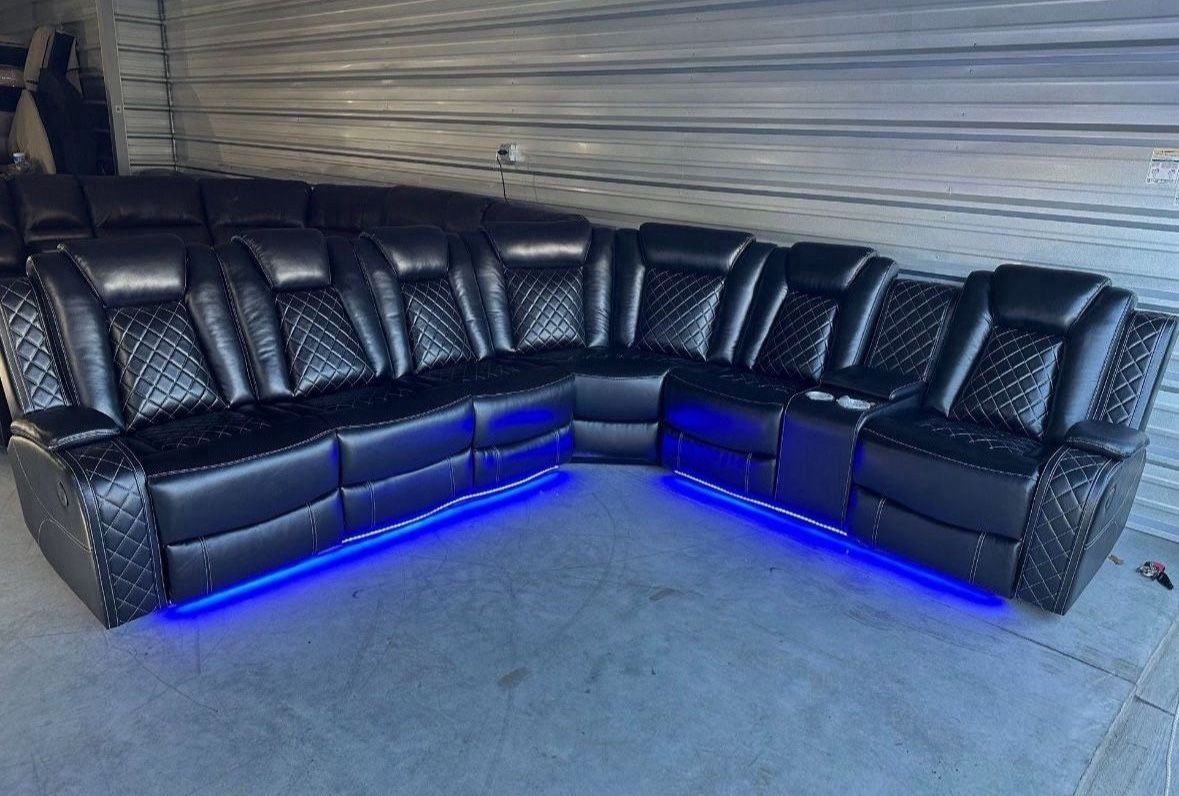 Brand New Power Reclining Sectional Couch