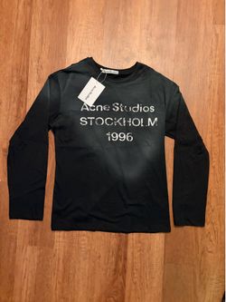 Acne Studios black long sleeve size medium