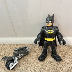 DC Comics Batman Batbike Motocicleta de 3” x 7” 2 pieces 