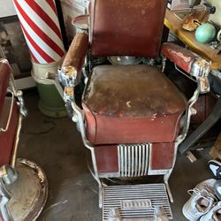 2 Belmont Barber Chairs $1200 Each 