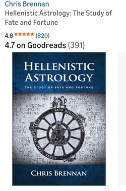 BOOK Hellenistic Astrology: By Chris Brennan