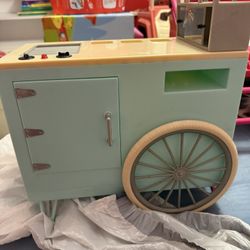 Doll And Barbie Kitchen And Ice Cream Truck